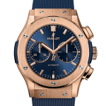 HUBLOT CLASSIC FUSION CHRONOGRAP KING GOLD BLUE
