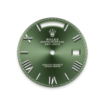 Rolex Day-Date 40 Oyster, 40 mm, white gold Green - Image 3